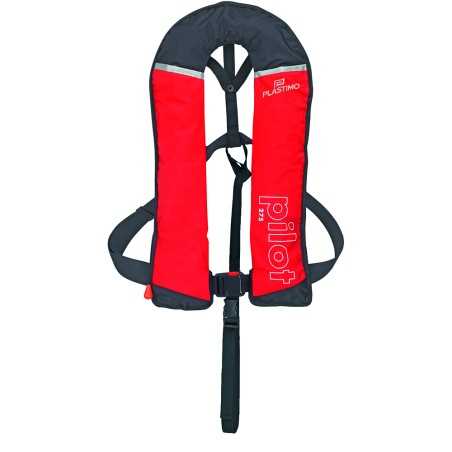 Plastimo Pilot 275N Lifejacket Automatic Red with crutch strap FNIP65069