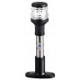 Compact pole with stainless steel tube Taillight Black ABS 360° H20cm OS1111300