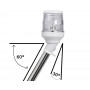 Removable 360° LED pole 30° on axis White OS1116022