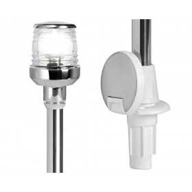 Pull-out led lightpole with stainless steel base 100cm OS1116311