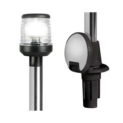 Removable LED light pole 60cm Black plastic base OS1116410