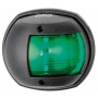 Black polycarbonate navigation light Green light 112,5° 80x42x70mm OS1140802
