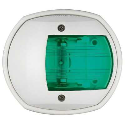 White polycarbonate navigation light Green light 112,5° 80x42x70mm OS1140812