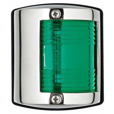 Fanalino in acciaio inox U85 Verde a 112,5° destro OS1141402-0%