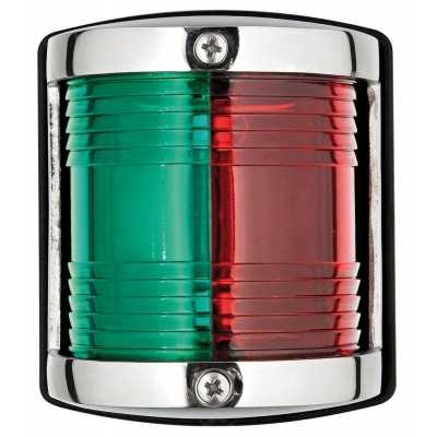 Stainless steel navigation light Green-red light 112,5°+112,5° 64x58xH75mm OS1141405