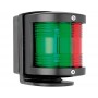 Utility 77 red-green navigation light with rear base Black body OS1141605