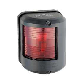 Utility 78 12V 112.5° red left side navigation light Black body OS1141701