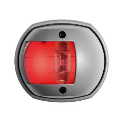 Compact 112.5° red LED left side navigation light Grey RAL 7042 body OS1144861