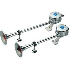 Marco EM1/2 24V 8A 370/320Hz Set Stainless Steel Electromagnetic Horn 13206013 Marco EM1/2 24V 8A 370/320Hz Set Stainless Steel Electromagnetic Horn 13206013