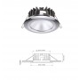 KOR LP Luce LED ad Incasso 4W 10V - 30V in Acciaio inox Colore Bianco Naturale Q27595300-25%