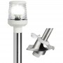 360° Stainless steel removable pole with white snap-on base 60cm OS1116002