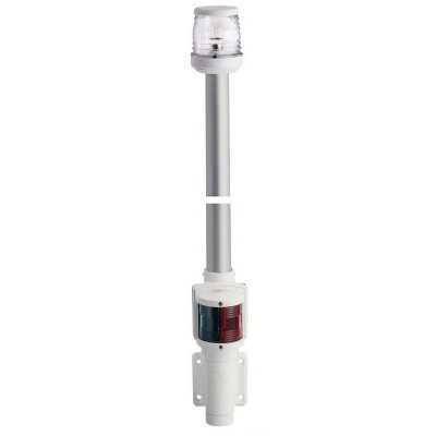 Bulkhead Classic pole 360° combined with navigation lights Green Red 100cm OS25001946