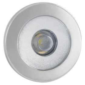 Quick IRENE 0.48W 10-30V Blue LED Courtesy Light Satin Inox Q25200008BL