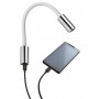 Quick AUDREY WALL USB NS 1.5W 10-30V Polished Aluminum Reading Light Q25400024BIN