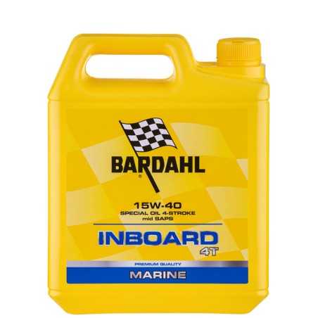 Bardahl Inboard 4T 5L Olio lubrificante 15W-40 Diesel N72349700025-15%