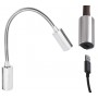 Quick Luce AUDREY WALL USB NS 1.5W Alluminio Satinato 10-30V IP40 B.Caldo Q25400023BIC-25%