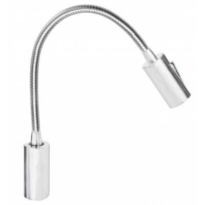 Quick AUDREY WALL 1.5W 10-30V Satin Aluminum Reading Light with Switch Q25400020BIN