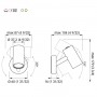 Quick Luce da lettura ROBIN 2.2W Composito Titanio Metallizzato 10-30V B.Caldo Q25400005BIC-25%