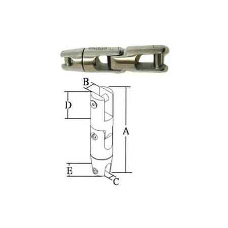 Roll connector with double joint Chain 10/12mm N12401828976