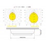 Quick Plafoniera LED MINDY CS 2W 10-30V Inox Satinato Bianca Naturale Q27002430BIN-25%