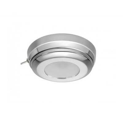 Quick MINDY CS 2W 10-30V Polished Stainless Steel LED Ceiling Light with Switch Q27002429RO
