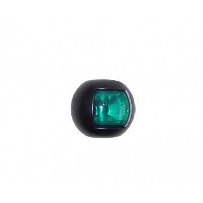 Fanale di via a LED Corpo Nero Luce Verde 112,5° Dritta Serie Delfi FNI4070301-25%