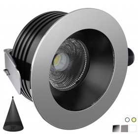 Quick PALLADIO R105 25° 13W 930-1000lm IP66 Anti-glare LED Downlight Q25300035BICB