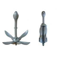 Hot Galvanised Steel Grapnel Anchor 8 kg N10701710005 Hot Galvanised Steel Grapnel Anchor 8 kg N10701710005