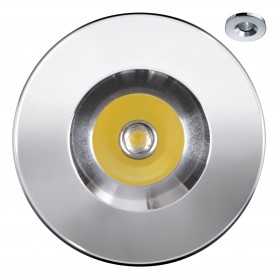 Quick JO 1.5W 10-30V Natural White LED Downlight 105-115lm Polished Steel Q25300000BIN