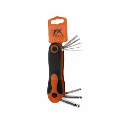 Fx Tools Set tascabile di 8 chiavi esagonali 1,27/1,5/2-8 N63044600009