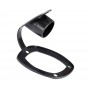 Cap for flush-mount rod holder soft PVC Black 110x90mm OS4116803NE