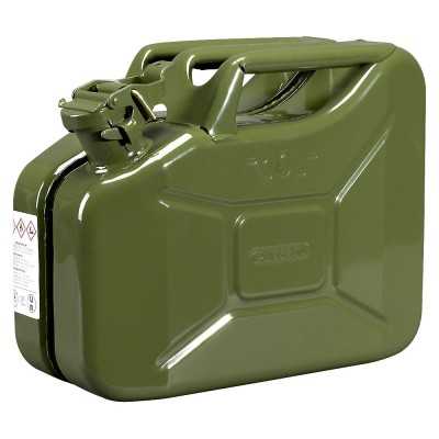 Painted Metal Military Fuel Can 10 Lt MT4021010