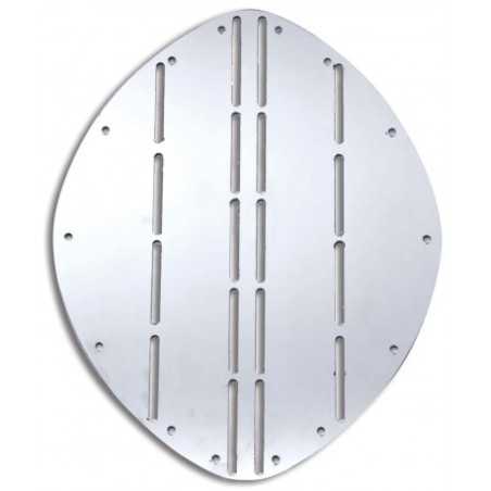 Stainless steel bow guards Model 1 345x265x1,5mm TRN3503000