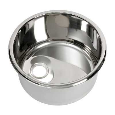 Stainless steel Round sink shape Ø285xh180mm without drain plug OS5018735
