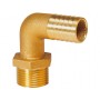 Brass hose adaptor 90° male version Thread 1/4 Ø10mm N81837601701