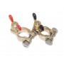 Seatop Pair of bronze battery clamps and stainless steel screws for batteries N51420001132