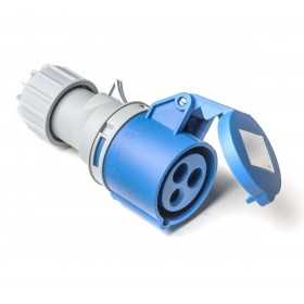 Female Power CEE plug 16A 230V IP44 130x50mm with cover N50523527249 Female Power CEE plug 16A 230V IP44 130x50mm with cover N50523527249