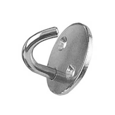 Stainless steel Hook 6mm with round base 40mm OS3932402