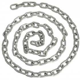 Galvanized 316 DIN766 chain Ø10mm 15x30mm Sold by meter N10001510072