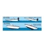 Auto Trim pair polyethylene flaps 380x260mm for hulls from 6 to 8 meters OS5165000