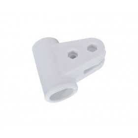 Self locking joint Tube D.20mm White N120412000621