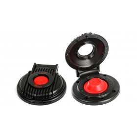 Quick Up footswitch 900U Red Push Button Black cover Q900UB Quick Up footswitch 900U Red Push Button Black cover Q900UB