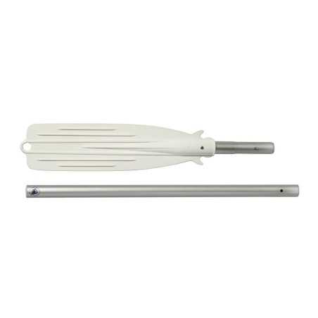 Demountable oar anodized aluminium 160cm Ø35mm White Ball 92cm N30610511744