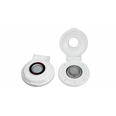 Quick Pulsante down a piede 900D Pulsante Grigio Protezione Bianca Q900DW-25%