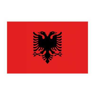 Flag Albania 30x45cm OS3547402