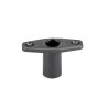 Flush mount black nylon Bushing for rowlocks D.17mm N30610511851