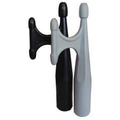 Nylon hook Ø25mm Black colour N30610600319N Nylon hook Ø25mm Black colour N30610600319N