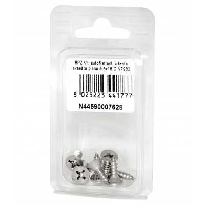 A2 DIN7982 Stainless steel flat self-tapping countersunk screws 5.5x16mm 8pcs N44590007628