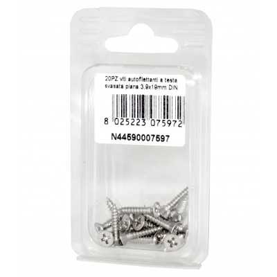 A2 DIN7982 Stainless steel flat self-tapping countersunk screws 3.9x19mm 20pcs N44590007597