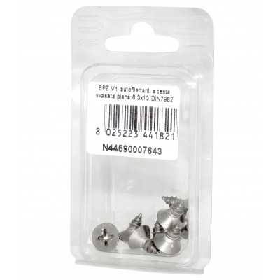 A2 DIN7982 Stainless steel flat self-tapping countersunk screws 6.3x13mm 8pcs N44590007643